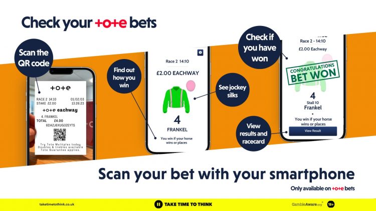 Scan Your Bet explainer advert, a feature of the mobile platform Raceday Ready